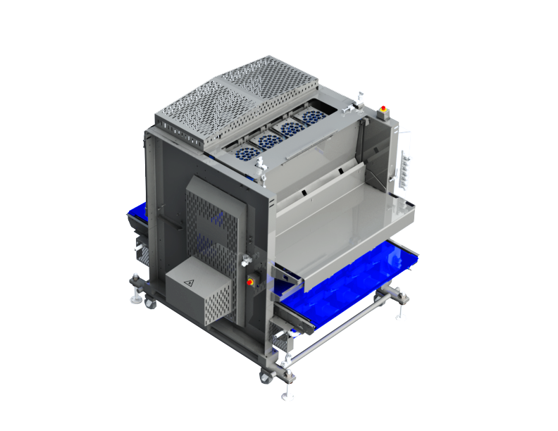 Grote's Sectoring Slicer machine.